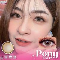 ราคา คอนแทคเลนส์ รุ่น Pony สีเทา ตาล Gray Brown ลายฮิต (22274990983)