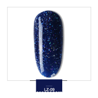 ราคา สีเจล สีทาเล็บ กลิตเตอร์ กากเพชร โทนฟ้าคราม AS 15ml LZ 01 12 เฉดสี (12884169012)
