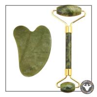 ราคา ส่งจากไทย กัวซาหยกของแท้ jade roller หินนวดหน้า ลูกกลิ้งหินนวดหน้า หินแท้ หยกนวดหน้า กัวซา (22917656561)