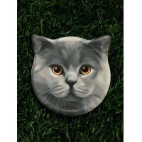 ราคา จานรองแก้วลายแมว แผ่นหินรองแก้วลายแมว จานรองแก้วลายน่ารัก แมวเหมียว งานจริงสวยมาก (19325648992)