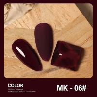 ราคา AS สีเจล สีทาเล็บ สีแดงมะเหมี่ยว 6 เฉดสี MK 01 06 15ml (13044059874)