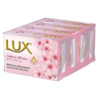 ราคา แพ็ค4 Lux soap ลักส์ สบู่ก้อนแพ็ค 4 ก้อน ขนาด 70 กรัม (22816598235)