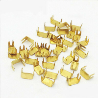 ราคา 50Pcs Zipper stoper Top Stop Bottom Rescue Repair Set Silver Gold 3 5 (20502933473)
