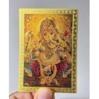 ราคา แผ่นทอง พระพิฆเนศ แผ่นยันต์ ยันต์พระพิฆเนศ แผ่นเหล็ก องค์เทพ ร่ำรวย เสริมความปัง สายมู (14545570493)