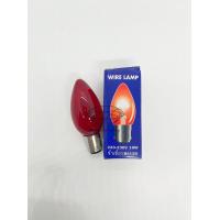 ราคา หลอดเชิงเทียนไฟฟ้า หลอดศาลเจ้า หลอดจำปา 220V 10W ประหยัดไฟ ขั้วเขี้ยว B15 มี 2 สี เหลือง และ สีแดง (20909131227)