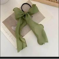 ราคา ยางมัดผมผูกโบว์ ยางมัดผม โบว์ผูกผมหางริบบิ้นยาว แฟชั่นเกาหลี (15178323644)