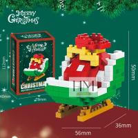 ราคา ใหม่ บล็อคตัวต่อคริสร์มาส ซานตาคลอส กวางเรนเดียร์ เลโก้ตั้งโชว์ขนาดเล็ก โมเดลจิ๋ว (22960807962)