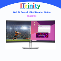 ราคา Dell S3423DWC 34 Curved USB C Monitor เดลล์ จอมอนิเตอร์ 34 นิ้ว จอโค้ง มี USB C 99 sRGB รับประกัน 3 ปี On Site (22725945516)