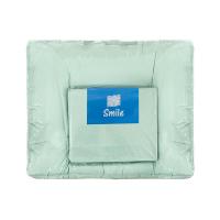 ราคา ชุดผ้าปูที่นอน Picasso รุ่น Smile ลาย SM03 สีเขียวมินต์ ผ้าไมโครซาติน ทอ 350 เส้น ตร ซม (15667118281)