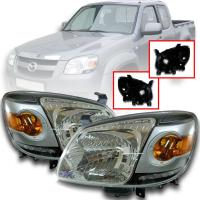 ราคา เสื้อไฟหน้า โคมไฟหน้า รุ่น มาสด้า MAZDA BT 50 BT50 ปี 2006 2011 ขอบเทา ไม่รวมชุดหลอดไฟ และสายไฟ (16481497858)