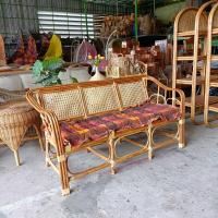 ราคา โซฟาหวาย 3 ที่นั่ง พร้อมเบาะหนานุ่ม (21924772342)