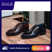 ราคา 502 1 Arcobareno Oxford Cap Toe EXT 6CM Oxford Shoe รองเท้า oxford ชาย หนังวัวแท้ (22729405489)