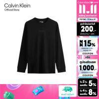 ราคา CALVIN KLEIN เสื้อยืดคอกลมแขนยาวผู้ชาย รุ่น GMF4K205 BAE สีดำ (22529094175)