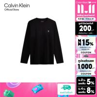 ราคา CALVIN KLEIN เสื้อยืดคอกลมแขนยาวผู้ชาย CK Small Logo ทรง Relaxed รุ่น J326901 BEH สีดำ (22973617710)