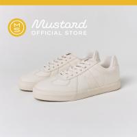ราคา Mustard Sneakers GAT Canvas White รองเท้าผ้าใบ (22445783424)