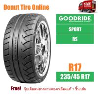 ราคา GOODRIDE SPORT รุ่น RS ขนาด 235 45 R17 จำนวน 1 เส้น ยางรถยนต์ เก๋ง กระบะ ขอบ17 GR RS 17 235 45 (21414460335)