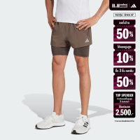 ราคา adidas Training HEAT RDY Two in One HIIT Shorts Men Green IX9077 (22441790639)