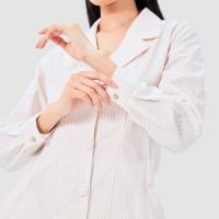 ราคา ALL BEAUTÉ Jayleen dress shirt เดรสเชิ้ตแขนยาว ชุดทำงานผู้หญิง เดรสสีเบจ (19968207453)