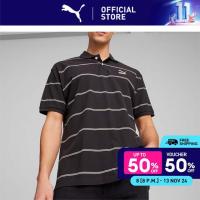 ราคา PUMA PRIME SELECT เสื้อโปโลผู้ชาย PUMA TEAM สีดำ 62435301 (23061456683)