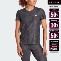 ราคา adidas Running Ultimateadidas Allover Print Tee Women Grey IN0630 (22434727519)