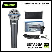 ราคา Shure Beta58a ไมโครโฟนคอยล์แบบขยับได้สายเคเบิลมืออาชีพไมโครโฟนประสิทธิภาพบนเวที BETA58A บันทึกเสียงร้องเพลงสด (22836128789)