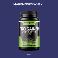 ราคา MakeMoves Pro Gainer เวย์โปรตีน เพิ่มน้ำหนัก เพิ่มกล้าม โปรตีน 40g รสช็อกโกแลต (21783151065)
