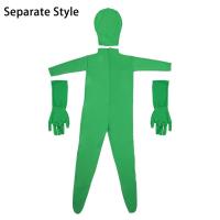 ราคา Green Screen Suit Disappearing Skin Bodysuit Photography Backdrop Chroma Key Invisible Effect Comfor Suit Photo Video Background (22747453779)