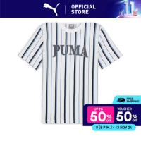 ราคา PUMA BASICS เสื้อยืดผู้ชาย PUMA SQUAD สีขาว 67897302 (21959904555)