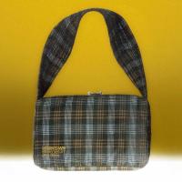 ราคา NEW DOWNTOWN TH กระเป๋า Shoulder Bag รุ่น Messy Bag V 5 ผ้าลูกฟูกพิมพ์ลายสก็อตสีเขียวเหลือง (22971794128)