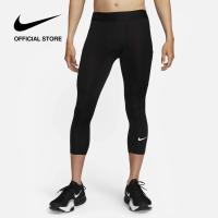 ราคา Nike Mens Dri Fit 3QT Leggings Black (22848995590)