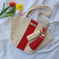 ราคา Handmade Crochet กระเป๋าไหมพรม กระเป๋าถักโครเชต์ กระเป๋าถือ กระเป๋าคล้องแขน กระเป๋าสะพายบ่า งานโครเชต์ งานแฮนด์เมด (21153378990)
