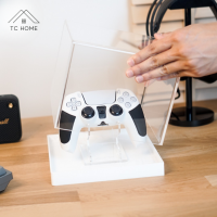 ราคา TC HOME กล่องครอบจอยเกมส์ PS4 PS5 Acrylic Joy dust cover box พร้อมแท่นวาง (16438432188)