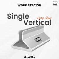 ราคา Work Station Single Vertical Laptop Stand แท่นวางโน้ตบุ๊ค ที่ตั้งโน้ตบุ๊ค (22677932776)