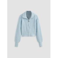 ราคา Cider Solid Knit Polo Zipper Cardigan (21209748465)