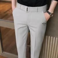 ราคา 2024 New Callaway Pants Autumn Mens Casual Business Trousers Breathable Straight Leg Pants Mens Golf Long Pants (21644872918)