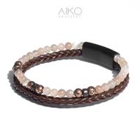 ราคา The Dynadin กำไลหิน กำไลหินมิกซ์หนัง Moonstone Lava (19759542463)