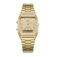 ราคา นาฬิกาข้อมือ Casio Standard Digital รุ่น AQ230GA ทอง สีเงิน สีพิ้งโกล (17578407696)