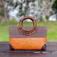 ราคา กระเป๋ากระจูด กระเป๋าสาน กระเป๋าถือ มี 4 สี สินค้าทำมือ 2 sizes Straw bag ซับในซิป กระเป๋าสวยหรู (22521995027)