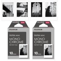 ราคา Fujifilm Instax Mini Film 20 แผ่น Monochrome Mono Film สำหรับ Fuji Instax Mini 11 8 7s 8 Plus 25 50s 70 90 EVO SP 2 Mini Link 2 (300802100)