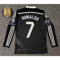 ราคา เสื้อฟุตบอลแขนสั้นออกไป14 15 15 2015 2014แขนยาวเสื้อฟุตบอลย้อนยุค Jerseys RONALDO 7 SERGIO RAMOS 4 BENZEMA 9 JAMES 10 BALE 11ส่วนบุคคลเสื้อยืด (22784885339)