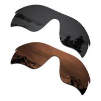 ราคา เลนส์อะไหล่2ชิ้นสำหรับ Oakley RadarLock Path RadarLock Path คนเอเชียพอดี OO9206กรอบแว่นกันแดดเอเอฟ ติดตั้งได้ง่าย ใส่ได้พอดี ป้องกันรังสียูวี100 ดำ เงิน (22185854239)