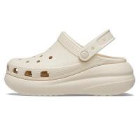 ราคา Crocs ผู้หญิง ของแท้ 100 คลาสสิก Crush Clog กระดูกสี สุภาพสตรี รองเท้าชายหาด แพลตฟอร์ม นุ่มเหมือนเมฆ (22588308290)