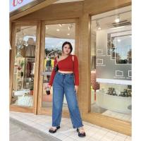 ราคา Adjustable Jeans กางเกงยีนส์ปรับเอวได้ 32 40 merry house (22075357388)