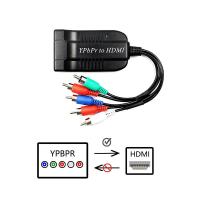 ราคา YPbPr และ Audio To HDMI Converter Adapter รองรับ1080P Male YPBPR RGB Component Video Audio To HDMI Converter สำหรับ X (21058120903)