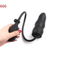ราคา Inflatable Butt Plug Inflatable Backyard Gourd Developer Expander Butt Plug Supplies (22885270276)