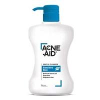 ราคา Acne aid liquid cleanser หรือ gentle cleanser 900 ml แอคเน่เอด ทำความสะอาดผิวหน้า สีฟ้าและ สีแดง 1 ขวด Acne aid (19921722230)