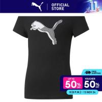 ราคา PUMA KIDS เสื้อยืดเด็กโตลายกราฟิก PUMA Power Graphic สีดำ 67019701 (19967480361)