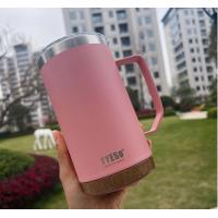 ราคา แก้วกาแฟ TYESOS แก้วมีหูจับ แก้วน้ำเก็บอุณหภูมิร้อน เย็น ขนาด400ml แก้วยกดื่มมีฝาปิดแบบสไลด์ แก้วมัค น่ารัก หูจับ ฝาปิด เก็บร้อน เย็น พกพา (18732567539)