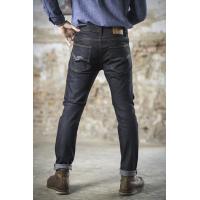 ราคา Lvis club กางเกงยีนส์ชาย ขากระบอกเล็กกึ่งเดฟผ้ายืด กระดุม ปักทอง ผ้าดิบล้างน้ำ ไซค์ 28 42 (7170514530)