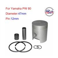 ราคา PW80 47มม 12มม ชุดแหวนลูกสูบสำหรับ Yamaha PY80 LC80PY JS80PY CY80 1983 2006 Dirt Pit Bike อะไหล่ (22446051737)